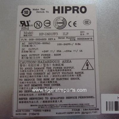 009-0024929 NCR 6625 600W Zasilanie 24V Części maszyn bankomatów