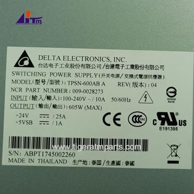 Części maszyny bankomatu NCR SelfServ 6683 6687 BRM Prąd przenośny 605W +24V 009-0028273