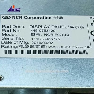 Części maszyny bankomatu NCR SelfServ 6683 6687 Panel wyświetlacza LCD 7 cali COP 445-0753129