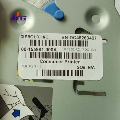 Części maszyny bankomatu Diebold 5500 Drukarka pokwitowania 00155981000A 49240508000B