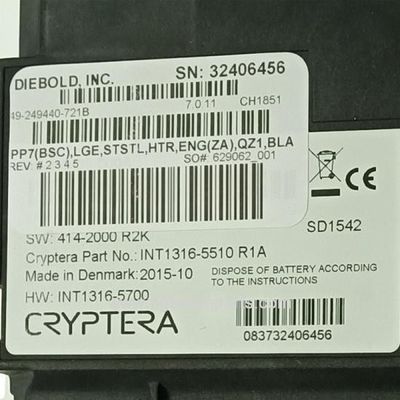 49249440721B Diebold EPP7 Klawiatura Automatyczne maszyny