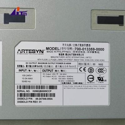 Części bankomatu Diebold 5500 Zasilacz impulsowy 400W 49247846000A