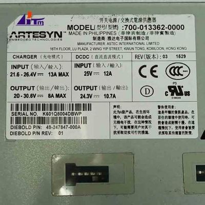 Części maszyny bankomatu Diebold Zasilanie DCDC 24V 400W 49247847000A