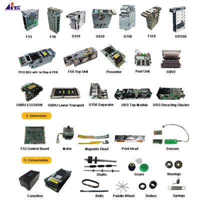 Fujitsu F53 F56 F510 GRS50 G510 G610 G750 Moduły dyspenserów bankomatów Części zamienne